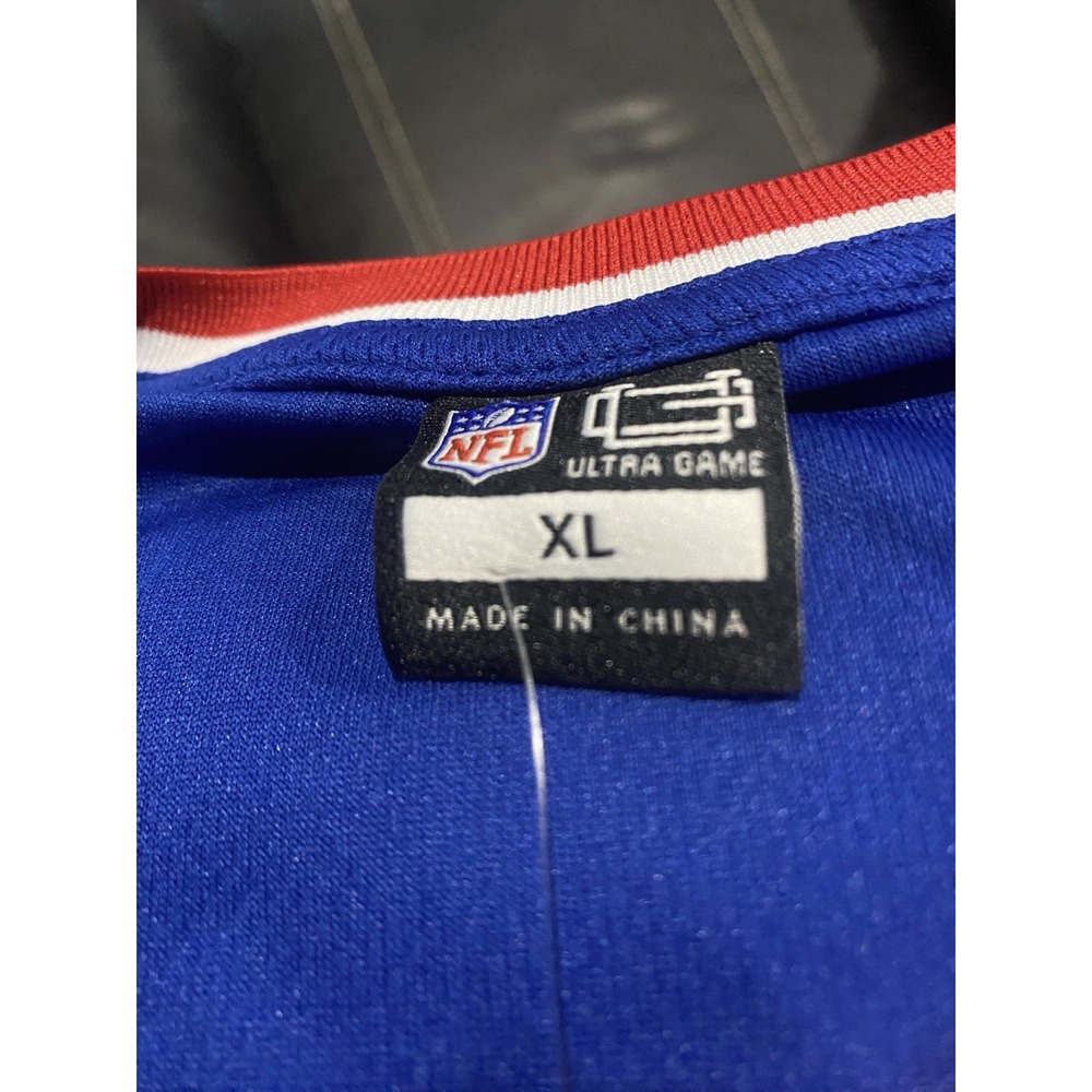 NWT Men's Buffalo Bills Blue NFL Embroidered Basketball Style Jersey TANK TOP XL - Picture 7 of 7